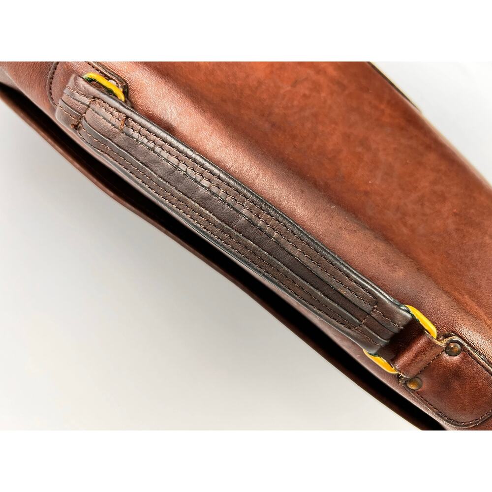 Vintage Coach Metropolitan Brief Bag Brown Leather Messenger Briefcase NYC Rare - Picture 14 of 16